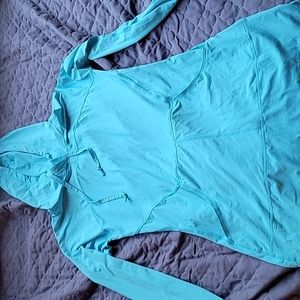 Bloquv Hooded long sleeve spandex dress